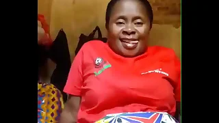 African matured black flimsy pussy showing her pussy in uniform