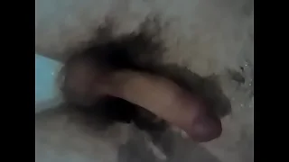 Perishable young man pissing on himself